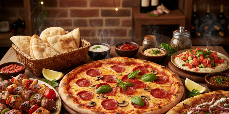 Delicious Mediterranean food